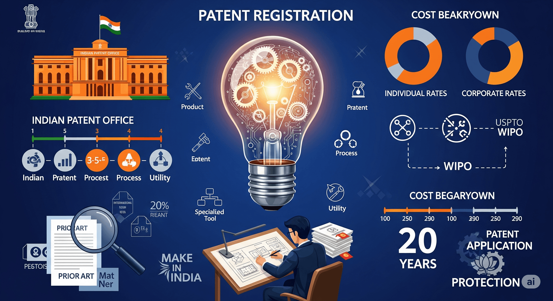 Patent registration process in India complete guide with costs and timeline